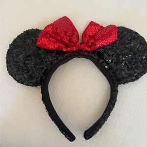 Walt Disney World Sequin Minnie Mouse Ears Headband